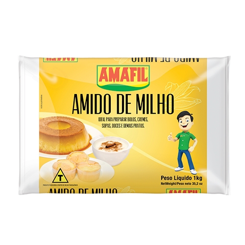 AMIDO MILHO AMAFIL PLASTICO 1 KG