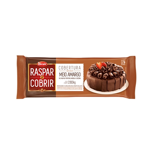 BARRA CHOC HARALD RASP/COB M/AMARG 2,1KG