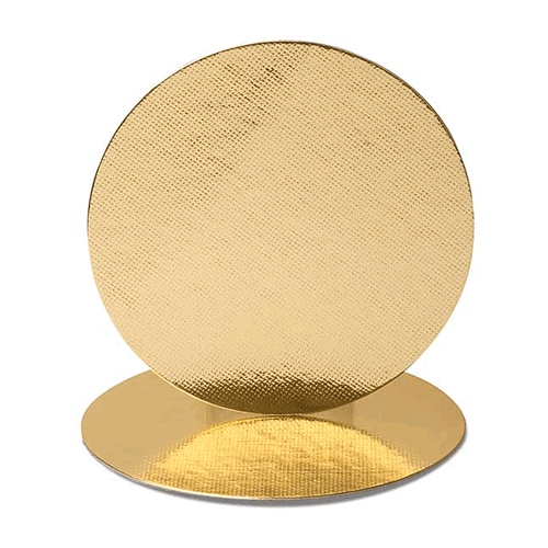 Base para Torta Ouro Redonda 21cm - 10 und.