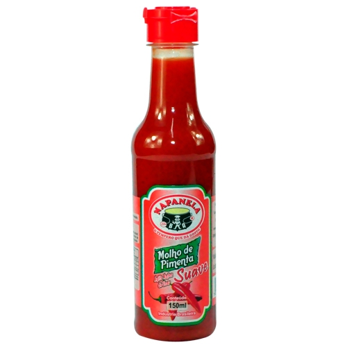 Molho de Pimenta Suave Napanela - 6 und de 150 ml