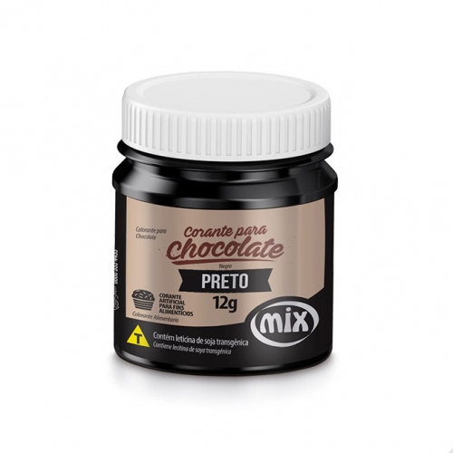 CORANTE PARA CHOCOLATE PRETO MIX 12 GR