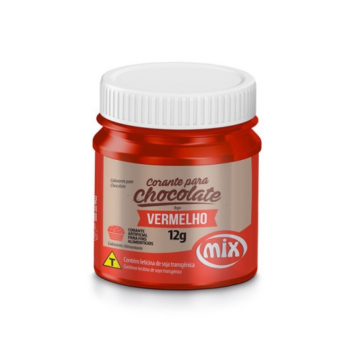 CORANTE PARA CHOCOLATE VERMELHO MIX 12GR
