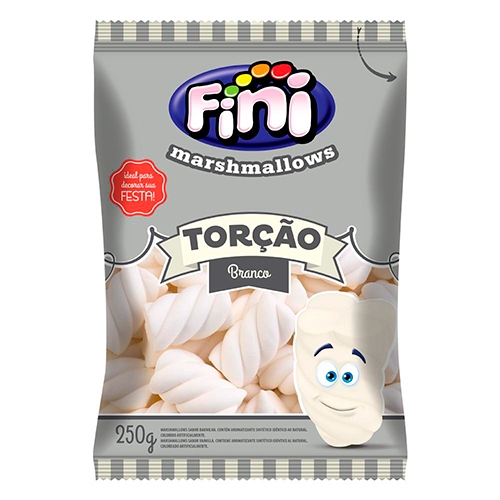 MARSHMALLOW TORÇÃO BRANCO FINI 250 GR
