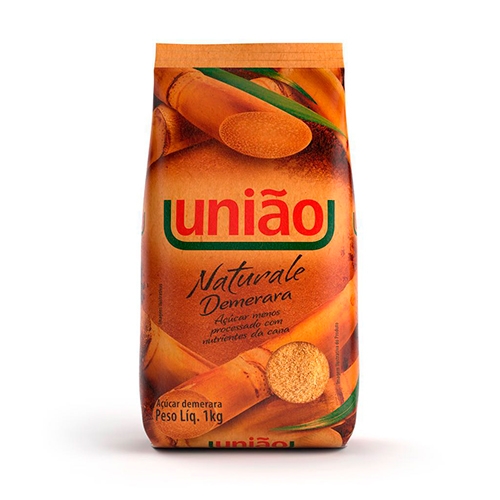 AÇÚCAR NATURALE DEMERARA UNIÃO 1 KG