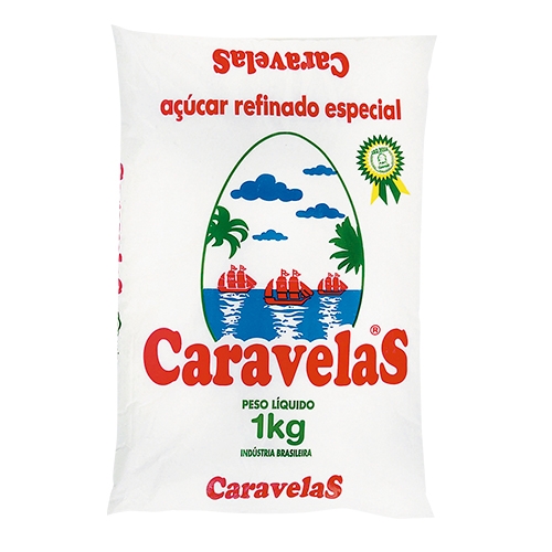 AÇÚCAR REFINADO CARAVELAS 10/1 KG