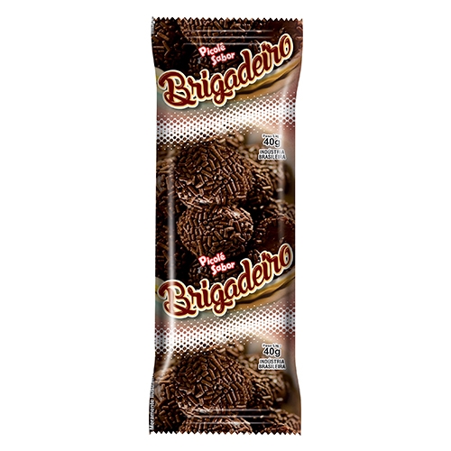 Bobina Saquinho Picolé Perolizado Brigadeiro