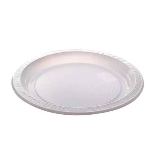 PRATO PLAST RASO COPOBRAS 17,5CM 10UND 