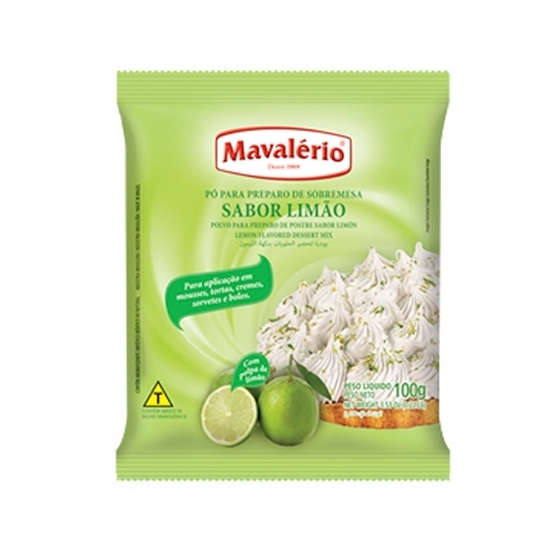 PÓ PARA SOBREMESA LIMÃO MAVALÉRIO 100 GR