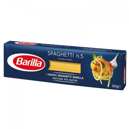 MACARRÃO SPAGHETTI N°5 BARILLA 24/500 GR