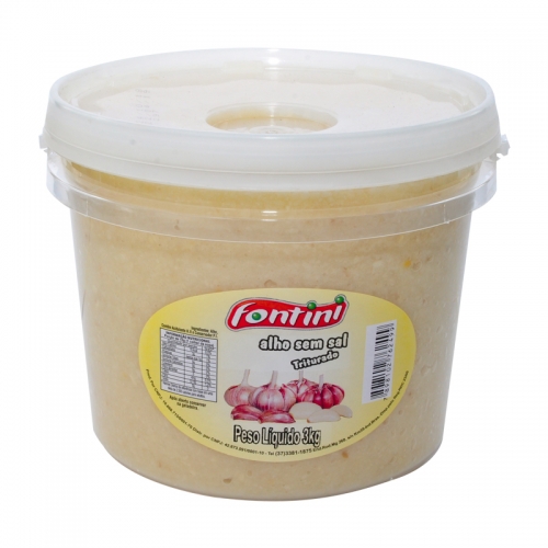 Alho Triturado s/ Sal Fontini 3 Kg			
