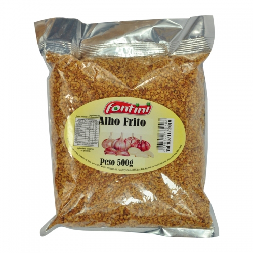 Alho Frito s/ Sal Fontini 500 grs		