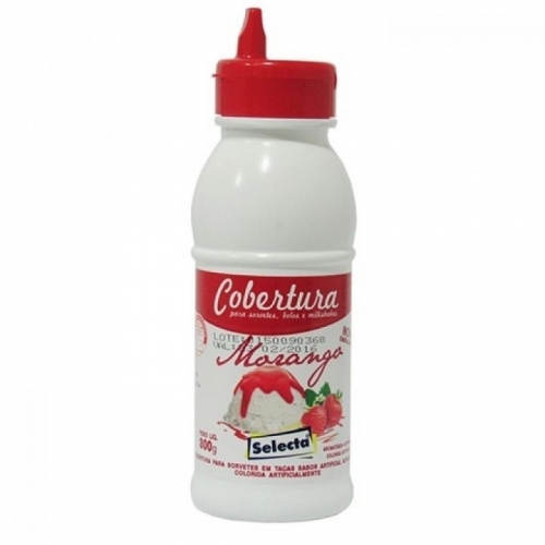 COBERTURA P/ TAÇA 24/300 GR MORANGO 