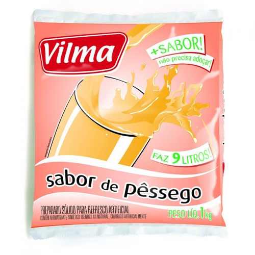 REFRESCO VILMA PÊSSEGO 1 KG