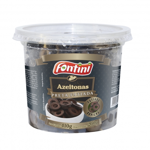 AZEITONA POTE PRETA FATIADA 12/200 GR