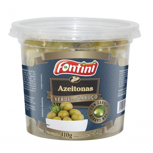 AZEITONA POTE VERDE C CAROÇO 12/250 GR