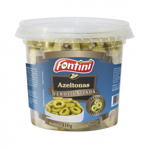 AZEITONA POTE VERDE FATIADA 12/200 GR