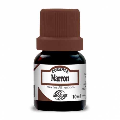 CORANTE ARCOLOR MARROM 10 ML