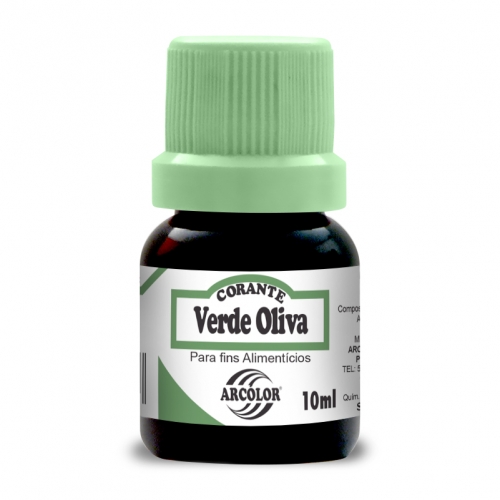 CORANTE ARCOLOR VERDE OLIVA 10 ML