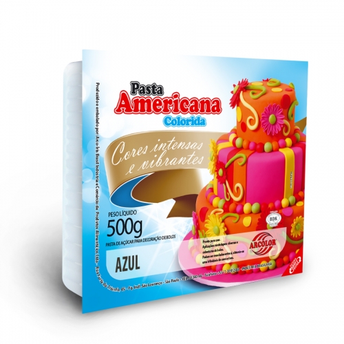 PASTA AMERICANA AZUL ARCOLOR 500 GR