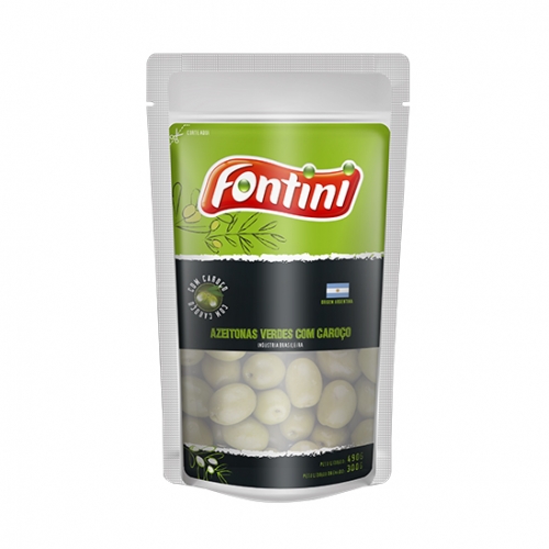 AZEITONA POUCH VERDE COM CAROCO 12/300 G