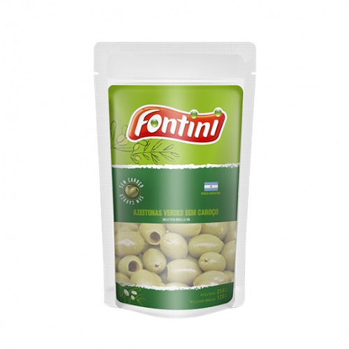 AZEITONA POUCH VERDE SEM CAROCO 24/120 G