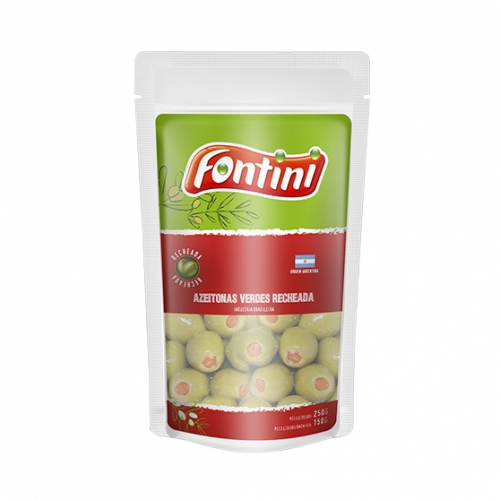 AZEITONA POUCH VERDE RECHEADA 24/150 G
