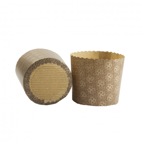 FORMA P/ PANETONE 100 GR DECORADA 100 UN