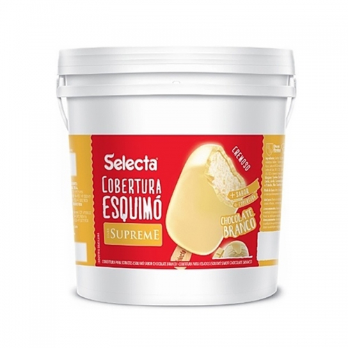 Cobertura Esquimó Chocolate Branco - Balde de 4kg