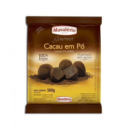 Cacau em Pó Alcalino Mavalério 500grs