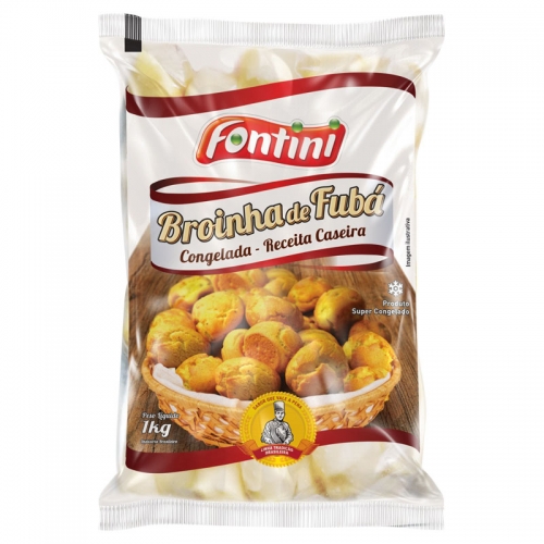 Broinha Mineira de Fubá Fontini - 5 pacotes de 1 kg