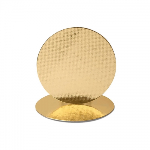 BASE P/ TORTA OURO REDONDA 25CM 25 UN