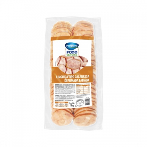 Calabresa Fatiada Pamplona 1 kg