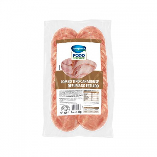 Lombo Canadense Fatiado Pamplona 1kg