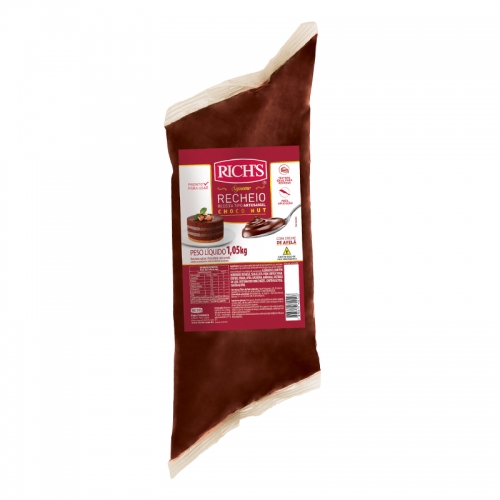 RECHEIO CHOC C/AVELA RICHS BAG 1,05 KG