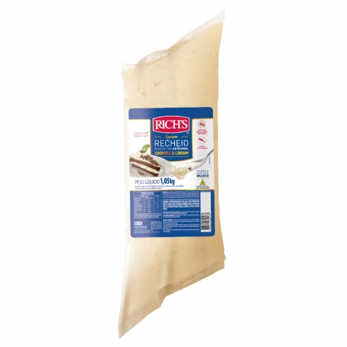 RECHEIO CHOC BRANCO/COOKIE RICHS 1,05 KG