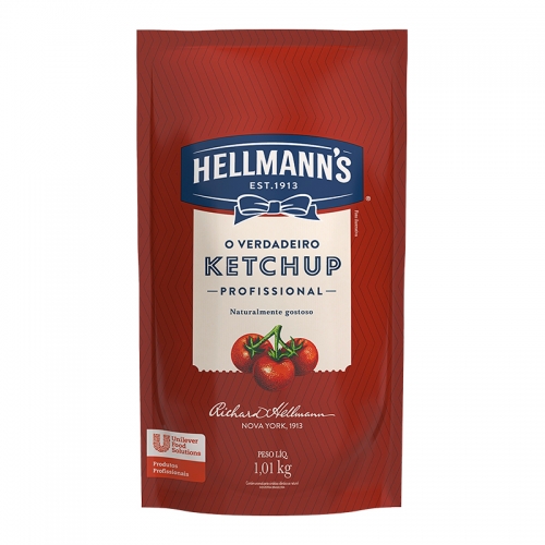 KETCHUP HELLMANNS POUCH 1,01 KG