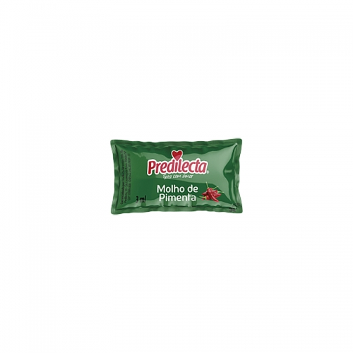 SACHET MOLHO PIMENTA PREDILECTA 144/3 ML