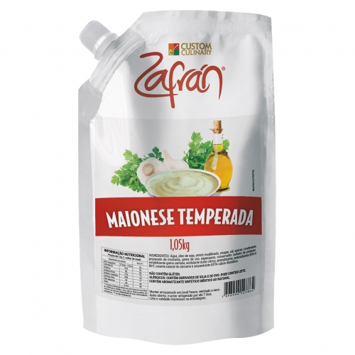 MAIONESE TEMPERADA ZAFRAN 1,05 KG
