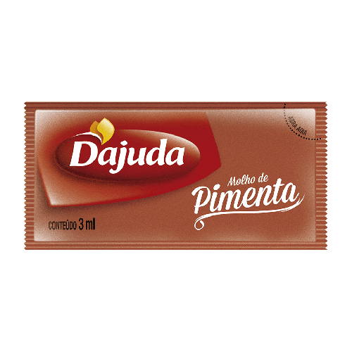 Sachet Molho Pimenta D'juda - Caixa com 250 unidades de 3ml