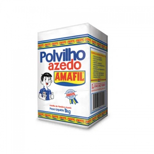 Polvilho Azedo Amafil - Papel | Fardo 20 uni. de 1Kg