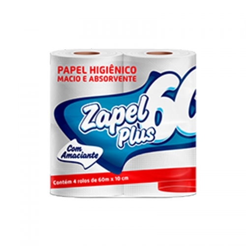 PAPEL HIG ZAPEL PLUS 60 METROS 16/4 UND