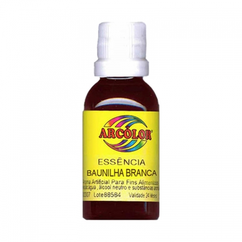 ESSENCIA ARCOLOR BAUNILHA BRANCA 30 ML