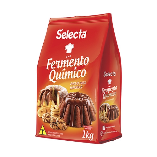 Fermento em pó químico Duas Rodas 1Kg