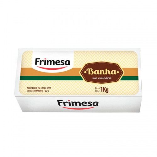 Banha Suína Frimesa - 18 uni. de 1Kg