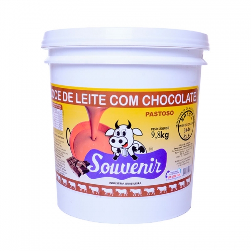 Doce de leite com chocolate souvenir 9,8 Kg