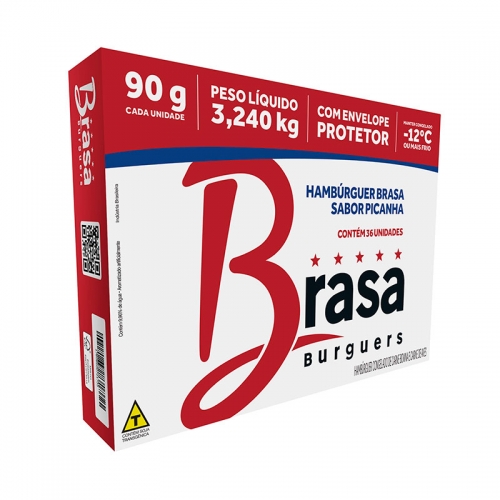 Hambúrguer Picanha Brasa - 36x90g