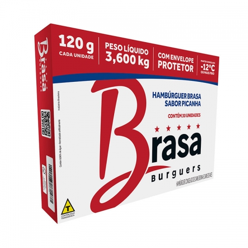 HAMBURGUER PICANHA BRASA 30/120GRS