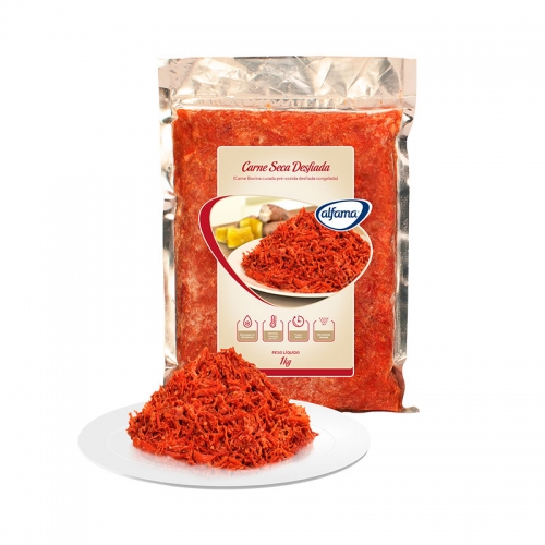 CARNE SECA BOVINA DESFIADA ALFAMA 1 KG