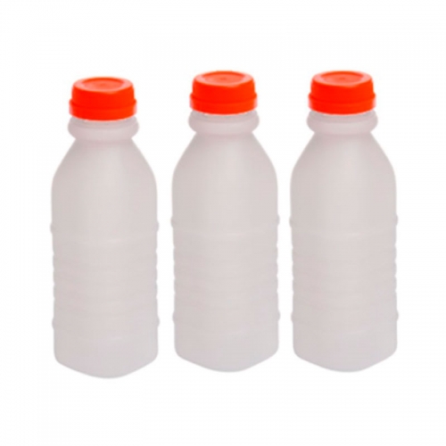 GARRAFA PLASTICA LEITOSA 300 ML 100 UNID