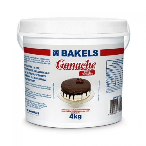 GANACHE CHOC C/ AVELA BAKELS 4 KG